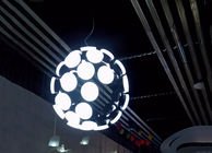 Alüminyum Akrilik LED Modern Süspansiyon Işık Oturma Odasında Eksik Küre Lamba