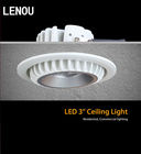 Mutfak 3 İnç Dimlenebilir LED Downlights Döküm Alüminyum Alaşımlı