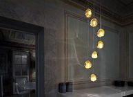 Ev Dekorasyonunda Şeffaf Cam Asma Kolye Işıkları