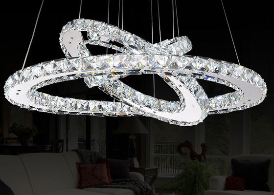 Ev / Ticari Dekorasyon Aydınlatma için 47W LED Çağdaş Lüks Kristal Avize