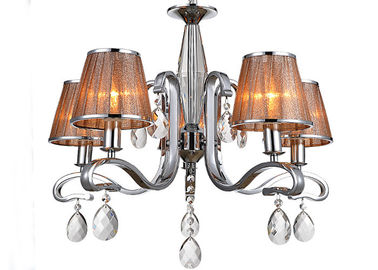 Hotel Zinc Alloy Retro Lüks Kristal Avize / Modern Avizeler ile Gölgeler