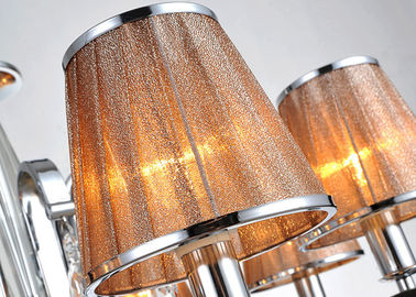 Hotel Zinc Alloy Retro Lüks Kristal Avize / Modern Avizeler ile Gölgeler
