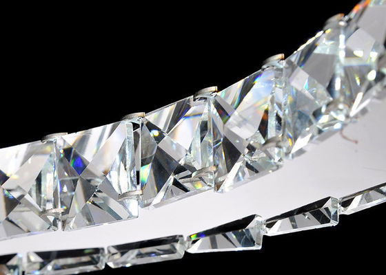 Çift Kalp Şekilli Modern Lüks Kristal Avize 75cm Ayarlanabilir Zincirle
