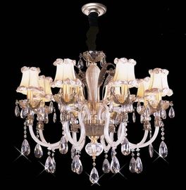 Yüksek Lümen 18 Işık 1050 x 820mm Kristal Avize Işıklandırması / Ticari LED Kolye Aydınlatma