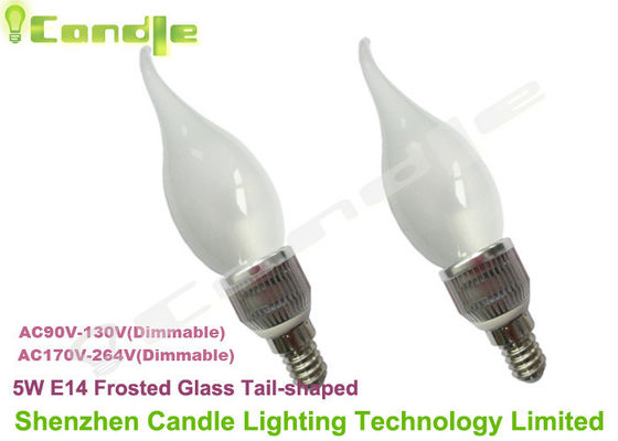 E14 Kristal Avize 360 ​​Led Mum Işık Ampul 5w CE RoHS, Sıcak Beyaz