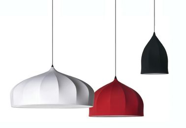 3 Stil Modern Süspansiyon Işık, Kapalı Kumaş Kolye Aydınlatma