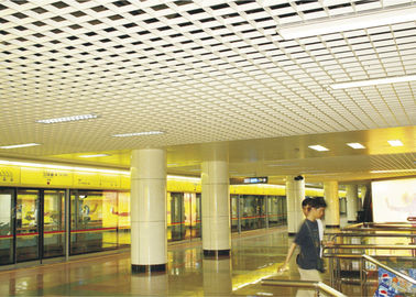 Modern Izgara Metal Izgara Tavan Yapı malzemesi Tavan süspansiyon sistemleri için