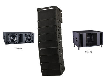 Parti Etkin Hoparlör Kutusu Hat Dizi Sistemini 15 İnç Subwoofer ile Gösteriyor