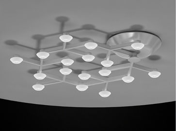 17 Işık LED Net Circle Asma Tavan Işıkları Sıcak Beyaz LED ile
