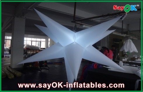 Özelleştirilmiş parti olay dekorasyon şişme asılı led ışık yıldız