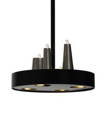 Yuvarlak veya Kare Metal Led Avize Işıkları Parlak Abdest Asma Avizeler