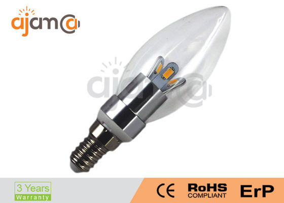 3000K Kapalı LED Mum Işık Ampülleri 280lm Enerji Tasarrufu 36x104 mm