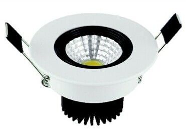 Enerji Tasarruflu 3W COB 3 &quot;4500K LED Gömme Downlights Doğal Beyaz / Soğuk Beyaz Işık Aşağı