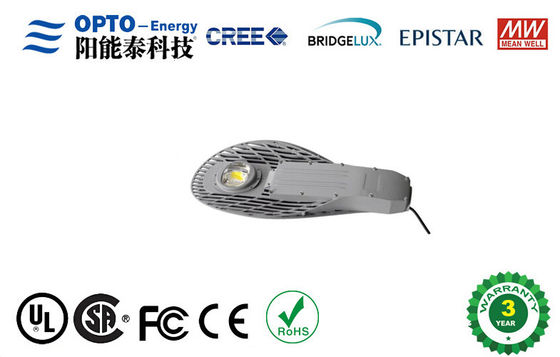 MeanWell ile Yollar COB Açık Led Sokak Işık 50W Alüminyum ve Tavlama Camlı Sürücü Led