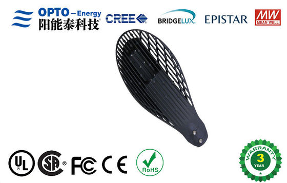MeanWell ile Yollar COB Açık Led Sokak Işık 50W Alüminyum ve Tavlama Camlı Sürücü Led