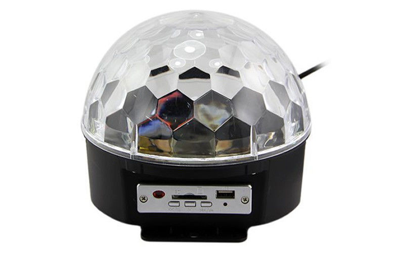 SD ve USB ile RGB Crystal Magic Ball X&#39;mas Dance Party Disco Işıklar LED