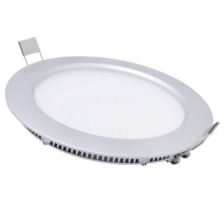 Atölye için Süper İnce 16W 1280lm 240V D240mm LED Düz Panel Aydınlatma