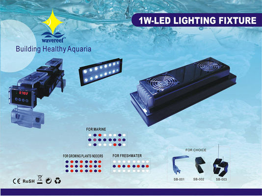 100 - 120V 180W Kompakt Düşük Enerji Tüketimi 380nm UVA CE Akvaryum Led Aydınlatma Armatürleri
